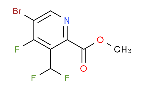 AM207221 | 1806060-90-1 | Methyl 5-bromo-3-(difluoromethyl)-4-fluoropyridine-2-carboxylate