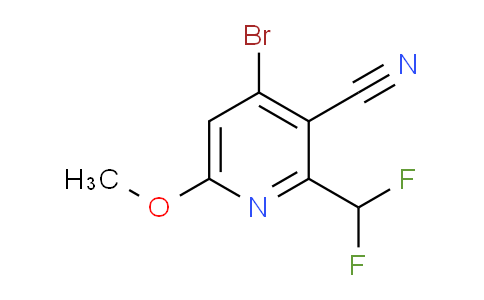 4-Bromo-3-cyano-2-(difluoromethyl)-6-methoxypyridine