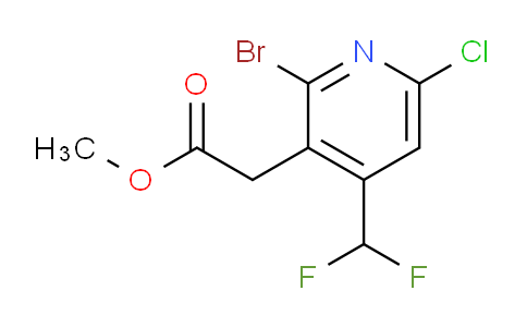 AM207224 | 1805434-54-1 | Methyl 2-bromo-6-chloro-4-(difluoromethyl)pyridine-3-acetate