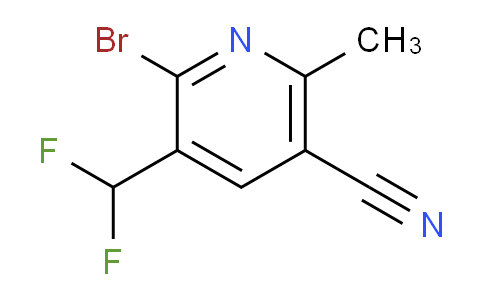 AM207225 | 1804460-85-2 | 2-Bromo-5-cyano-3-(difluoromethyl)-6-methylpyridine