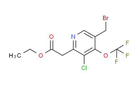 AM20723 | 1804320-93-1 | Ethyl 5-(bromomethyl)-3-chloro-4-(trifluoromethoxy)pyridine-2-acetate