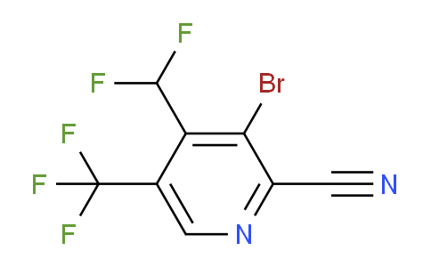 AM207230 | 1805370-71-1 | 3-Bromo-2-cyano-4-(difluoromethyl)-5-(trifluoromethyl)pyridine