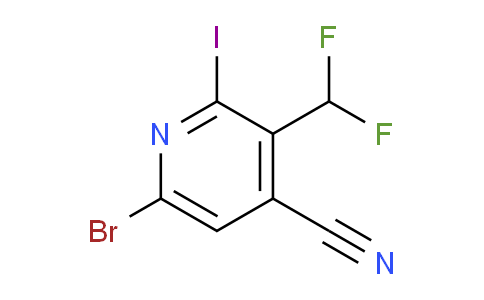 AM207231 | 1805230-25-4 | 6-Bromo-4-cyano-3-(difluoromethyl)-2-iodopyridine