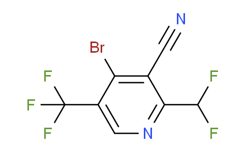AM207234 | 1805346-68-2 | 4-Bromo-3-cyano-2-(difluoromethyl)-5-(trifluoromethyl)pyridine
