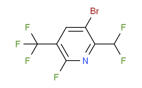 AM207235 | 1804637-07-7 | 3-Bromo-2-(difluoromethyl)-6-fluoro-5-(trifluoromethyl)pyridine