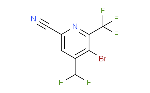AM207236 | 1805441-64-8 | 3-Bromo-6-cyano-4-(difluoromethyl)-2-(trifluoromethyl)pyridine