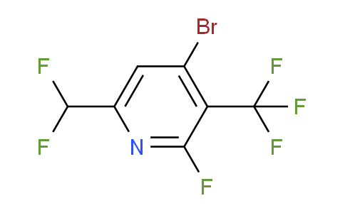 AM207240 | 1806066-68-1 | 4-Bromo-6-(difluoromethyl)-2-fluoro-3-(trifluoromethyl)pyridine