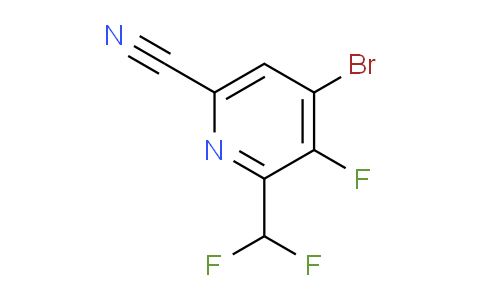 AM207244 | 1805229-07-5 | 4-Bromo-6-cyano-2-(difluoromethyl)-3-fluoropyridine