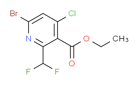 AM207247 | 1805171-40-7 | Ethyl 6-bromo-4-chloro-2-(difluoromethyl)pyridine-3-carboxylate