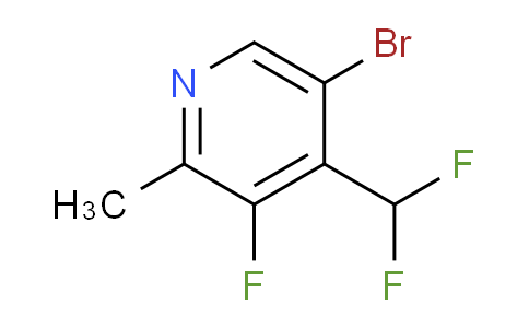 5-Bromo-4-(difluoromethyl)-3-fluoro-2-methylpyridine
