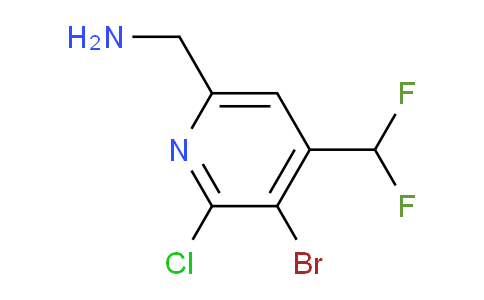 6-(Aminomethyl)-3-bromo-2-chloro-4-(difluoromethyl)pyridine