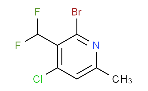 AM207258 | 1806907-84-5 | 2-Bromo-4-chloro-3-(difluoromethyl)-6-methylpyridine