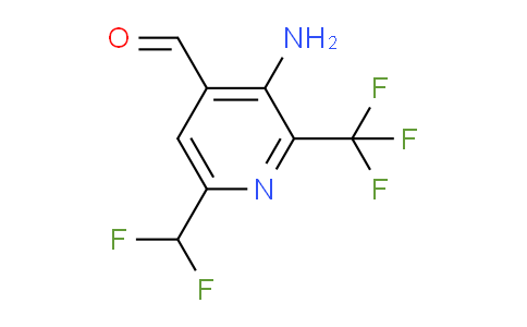 AM207259 | 1805372-72-8 | 3-Amino-6-(difluoromethyl)-2-(trifluoromethyl)pyridine-4-carboxaldehyde