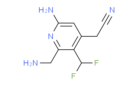 6-Amino-2-(aminomethyl)-3-(difluoromethyl)pyridine-4-acetonitrile