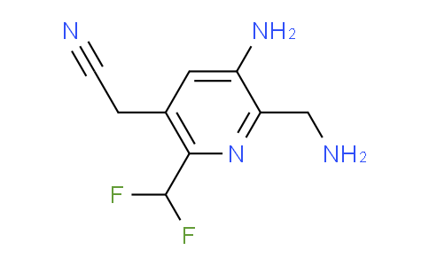 3-Amino-2-(aminomethyl)-6-(difluoromethyl)pyridine-5-acetonitrile