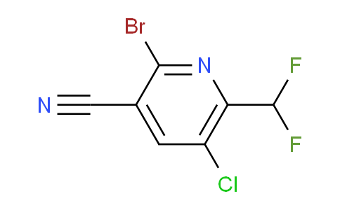 AM207275 | 1804685-24-2 | 2-Bromo-5-chloro-3-cyano-6-(difluoromethyl)pyridine