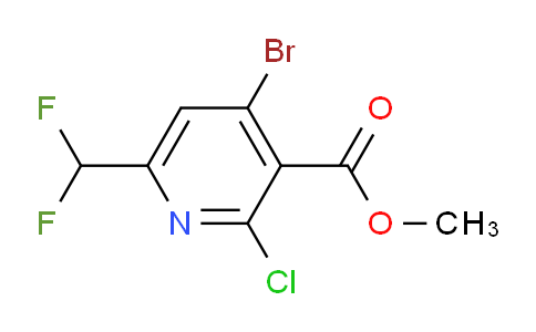 Methyl 4-bromo-2-chloro-6-(difluoromethyl)pyridine-3-carboxylate