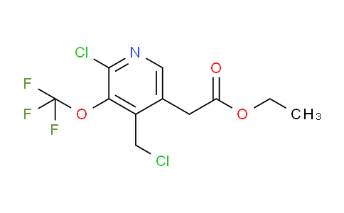 AM20728 | 1804324-55-7 | Ethyl 2-chloro-4-(chloromethyl)-3-(trifluoromethoxy)pyridine-5-acetate