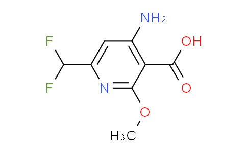 AM207290 | 1806794-45-5 | 4-Amino-6-(difluoromethyl)-2-methoxypyridine-3-carboxylic acid