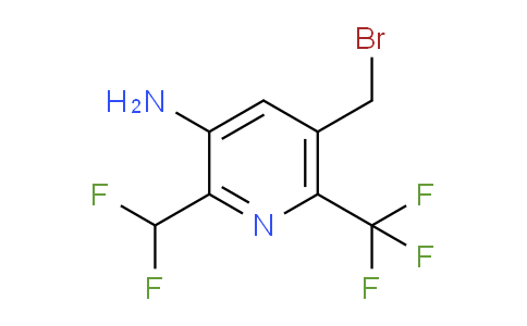 AM207291 | 1805233-75-3 | 3-Amino-5-(bromomethyl)-2-(difluoromethyl)-6-(trifluoromethyl)pyridine