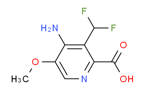 AM207292 | 1806816-74-9 | 4-Amino-3-(difluoromethyl)-5-methoxypyridine-2-carboxylic acid