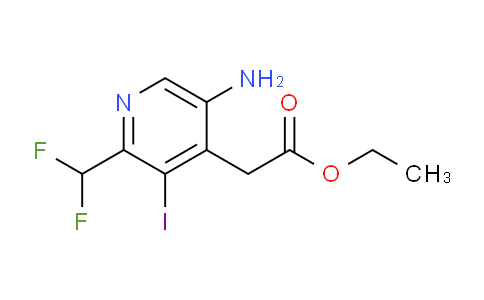 AM207309 | 1804929-47-2 | Ethyl 5-amino-2-(difluoromethyl)-3-iodopyridine-4-acetate