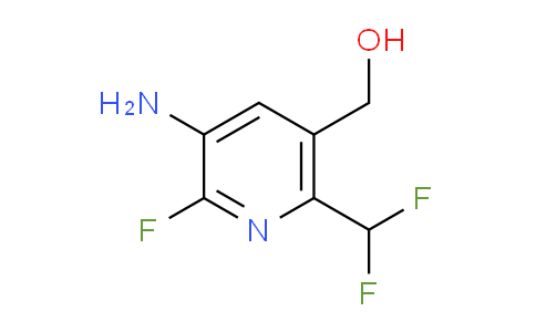 3-Amino-6-(difluoromethyl)-2-fluoropyridine-5-methanol
