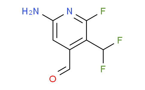 6-Amino-3-(difluoromethyl)-2-fluoropyridine-4-carboxaldehyde