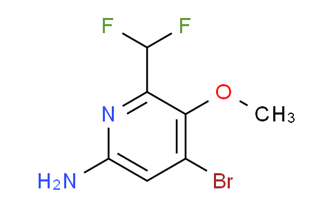 6-Amino-4-bromo-2-(difluoromethyl)-3-methoxypyridine