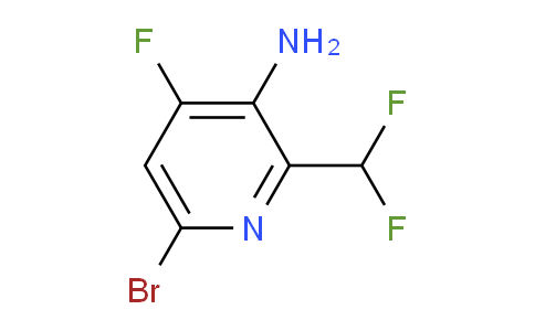 AM207324 | 1805053-69-3 | 3-Amino-6-bromo-2-(difluoromethyl)-4-fluoropyridine