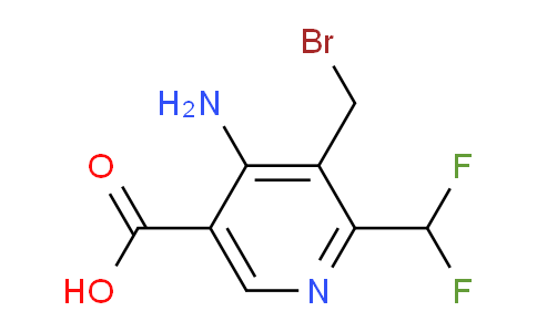 AM207325 | 1804461-20-8 | 4-Amino-3-(bromomethyl)-2-(difluoromethyl)pyridine-5-carboxylic acid