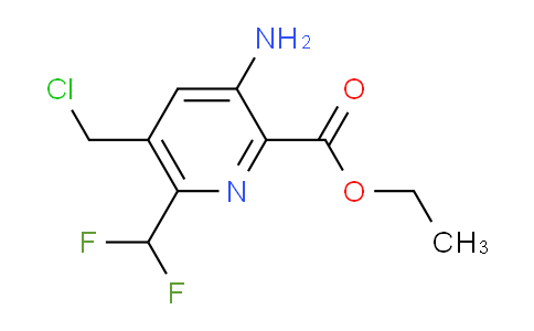 AM207329 | 1804723-18-9 | Ethyl 3-amino-5-(chloromethyl)-6-(difluoromethyl)pyridine-2-carboxylate