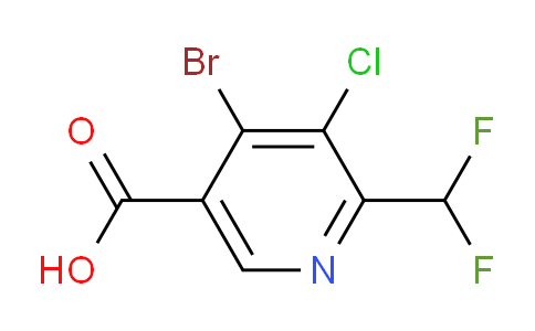 AM207372 | 1806047-34-6 | 4-Bromo-3-chloro-2-(difluoromethyl)pyridine-5-carboxylic acid