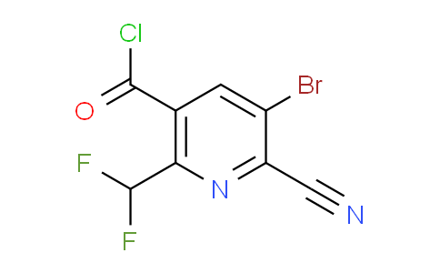 AM207373 | 1804634-34-1 | 3-Bromo-2-cyano-6-(difluoromethyl)pyridine-5-carbonyl chloride