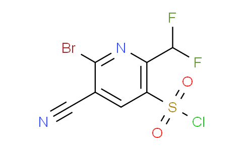 AM207376 | 1806827-21-3 | 2-Bromo-3-cyano-6-(difluoromethyl)pyridine-5-sulfonyl chloride