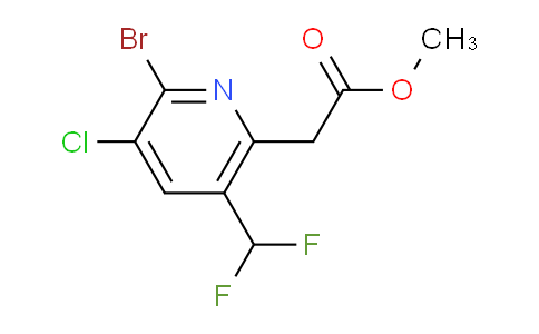 AM207391 | 1805451-88-0 | Methyl 2-bromo-3-chloro-5-(difluoromethyl)pyridine-6-acetate
