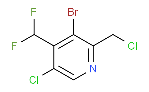 AM207395 | 1805166-57-7 | 3-Bromo-5-chloro-2-(chloromethyl)-4-(difluoromethyl)pyridine