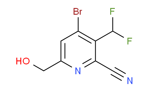 AM207398 | 1805386-97-3 | 4-Bromo-2-cyano-3-(difluoromethyl)pyridine-6-methanol