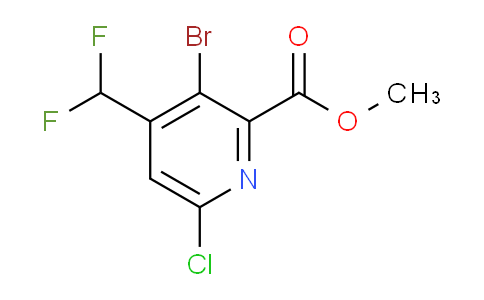 AM207409 | 1805449-65-3 | Methyl 3-bromo-6-chloro-4-(difluoromethyl)pyridine-2-carboxylate