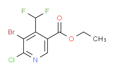 AM207411 | 1805171-50-9 | Ethyl 3-bromo-2-chloro-4-(difluoromethyl)pyridine-5-carboxylate