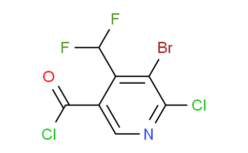 AM207412 | 1805236-81-0 | 3-Bromo-2-chloro-4-(difluoromethyl)pyridine-5-carbonyl chloride