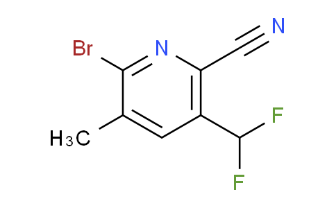 AM207433 | 1806044-57-4 | 2-Bromo-6-cyano-5-(difluoromethyl)-3-methylpyridine