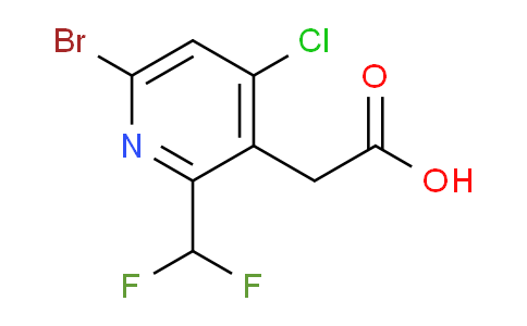AM207434 | 1805234-15-4 | 6-Bromo-4-chloro-2-(difluoromethyl)pyridine-3-acetic acid