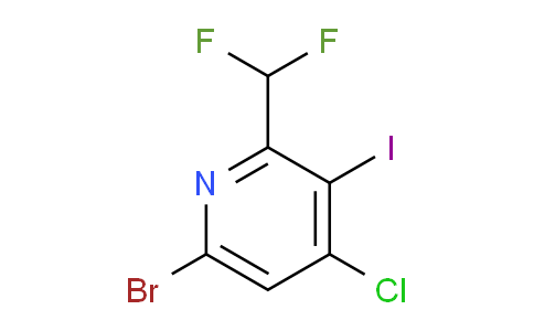 AM207436 | 1805235-64-6 | 6-Bromo-4-chloro-2-(difluoromethyl)-3-iodopyridine