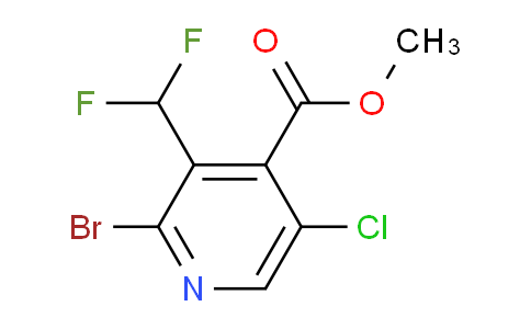 AM207438 | 1806843-43-5 | Methyl 2-bromo-5-chloro-3-(difluoromethyl)pyridine-4-carboxylate