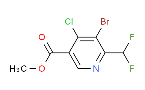 AM207440 | 1805340-52-6 | Methyl 3-bromo-4-chloro-2-(difluoromethyl)pyridine-5-carboxylate