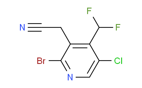 AM207442 | 1806033-53-3 | 2-Bromo-5-chloro-4-(difluoromethyl)pyridine-3-acetonitrile