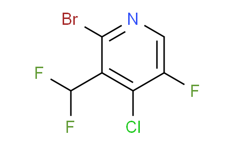 AM207443 | 1804685-40-2 | 2-Bromo-4-chloro-3-(difluoromethyl)-5-fluoropyridine