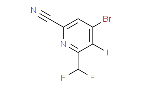 AM207449 | 1805357-74-7 | 4-Bromo-6-cyano-2-(difluoromethyl)-3-iodopyridine