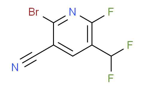 AM207455 | 1806992-54-0 | 2-Bromo-3-cyano-5-(difluoromethyl)-6-fluoropyridine